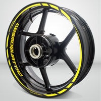 Motorcycle Rim Wheel Decal Accessory Sticker for Ducati Desmoquattro - Motorcycle stickers and decals