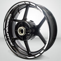 Motorcycle Rim Wheel Decal Accessory Sticker for Ducati Desmoquattro - Motorcycle stickers and decals