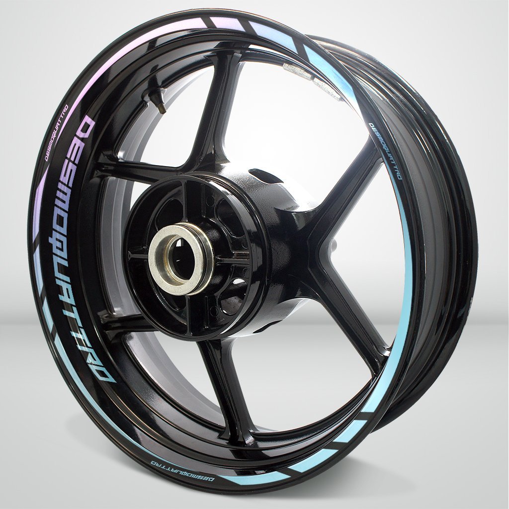 Motorcycle Rim Wheel Decal Accessory Sticker for Ducati Desmoquattro - Motorcycle stickers and decals
