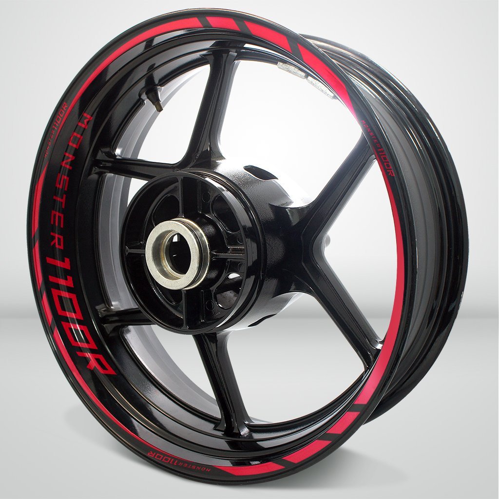 Motorcycle Rim Wheel Decal Accessory Sticker for Ducati Monster 1100R - Stickman Vinyls