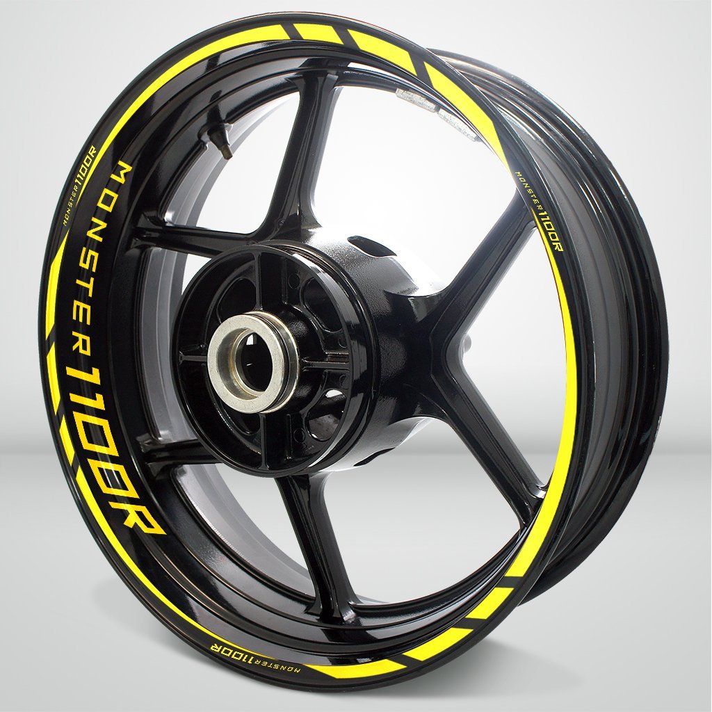 Motorcycle Rim Wheel Decal Accessory Sticker for Ducati Monster 1100R - Stickman Vinyls
