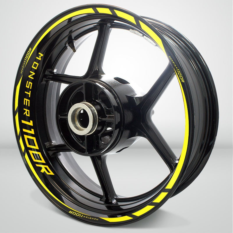 Motorcycle Rim Wheel Decal Accessory Sticker for Ducati Monster 1100R - Motorcycle stickers and decals