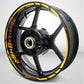 Motorcycle Rim Wheel Decal Accessory Sticker for Ducati Monster 848R