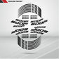Motorcycle Rim Wheel Decal Accessory Sticker for Honda 600F - Stickman Vinyls