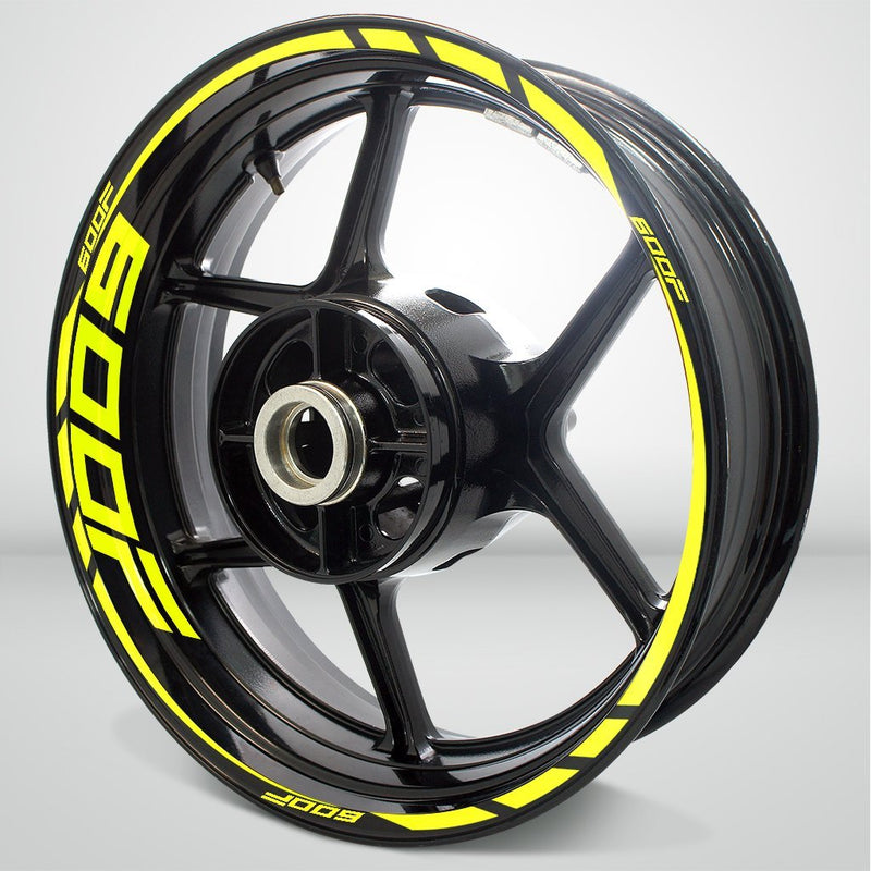 Motorcycle Rim Wheel Decal Accessory Sticker for Honda 600F - Motorcycle stickers and decals