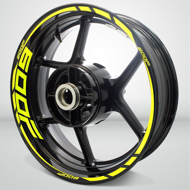 Motorcycle Rim Wheel Decal Accessory Sticker for Honda 600F - Motorcycle stickers and decals