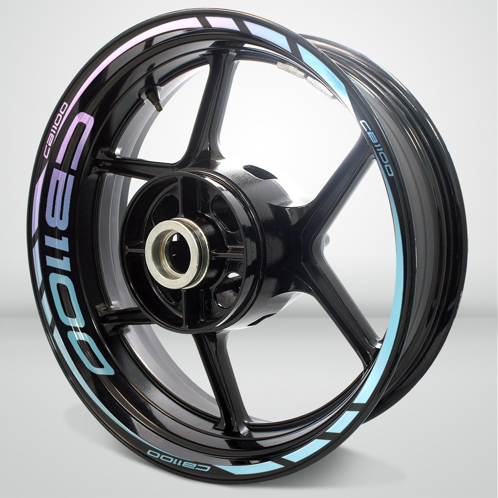Motorcycle Rim Wheel Decal Accessory Sticker for Honda CB 1100 - Motorcycle stickers and decals