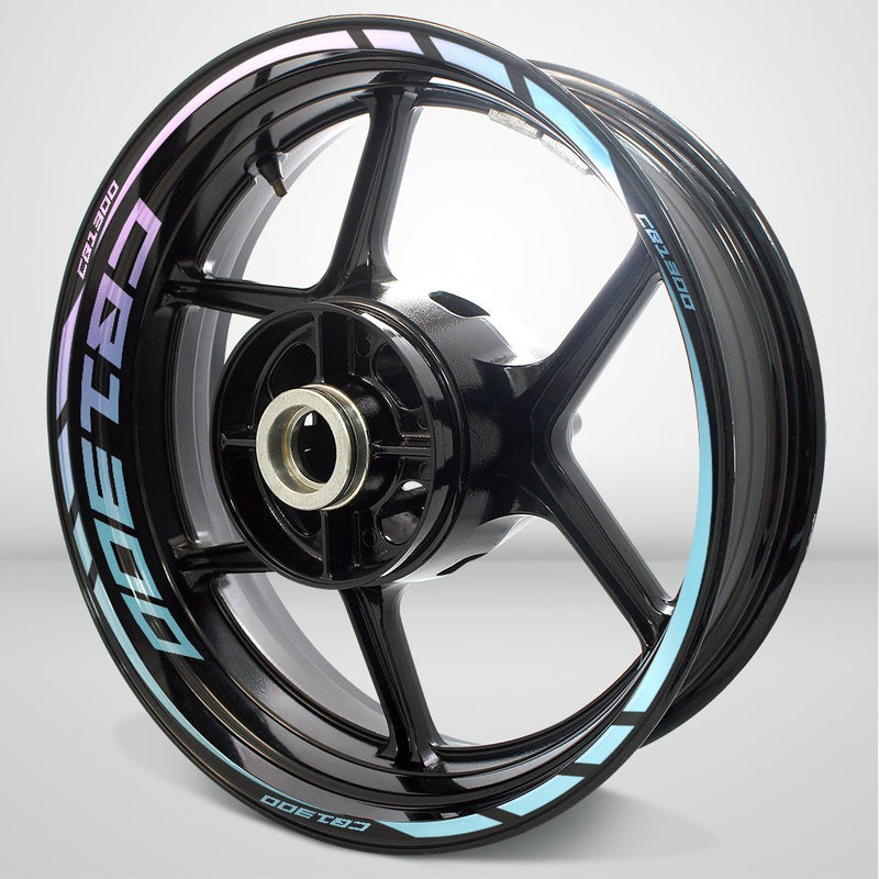 Motorcycle Rim Wheel Decal Accessory Sticker for Honda CB 1300 - Motorcycle stickers and decals