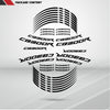 Motorcycle Rim Wheel Decal Accessory Sticker for Honda CB 300R - Motorcycle stickers and decals