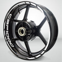 Motorcycle Rim Wheel Decal Accessory Sticker for Honda CBF 1000 - Motorcycle stickers and decals