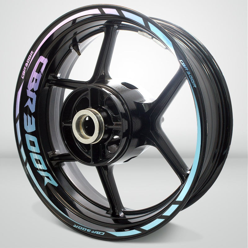 Motorcycle Rim Wheel Decal Accessory Sticker for Honda CBR 300R - Motorcycle stickers and decals