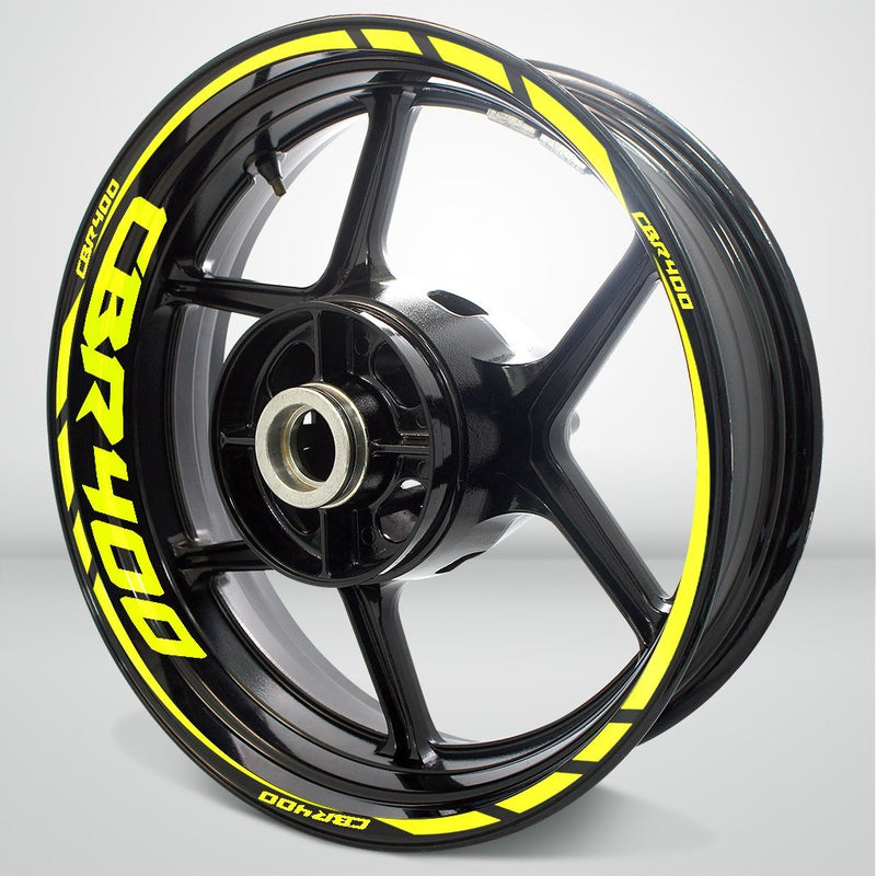 Motorcycle Rim Wheel Decal Accessory Sticker for Honda CBR 400 - Motorcycle stickers and decals