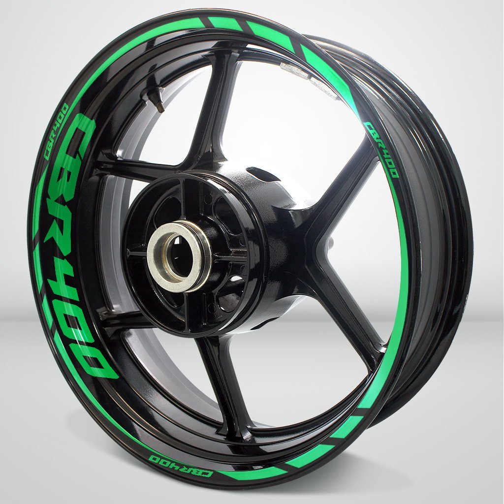 Motorcycle Rim Wheel Decal Accessory Sticker for Honda CBR 400 - Motorcycle stickers and decals