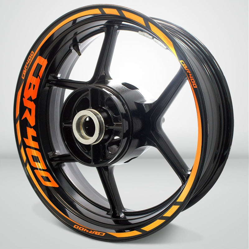 Motorcycle Rim Wheel Decal Accessory Sticker for Honda CBR 400 - Motorcycle stickers and decals