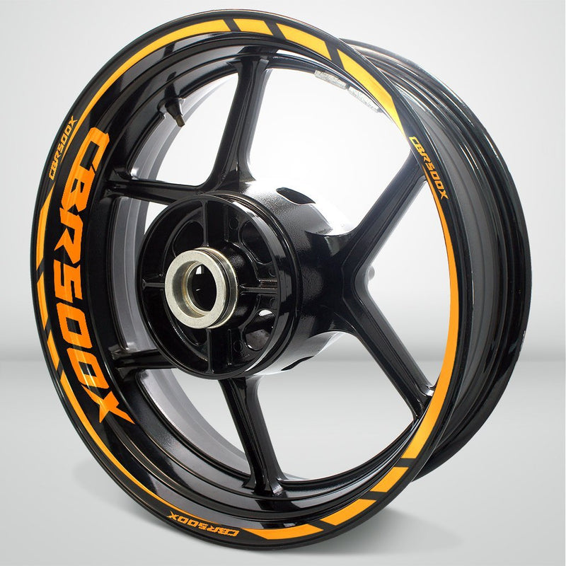 Motorcycle Rim Wheel Decal Accessory Sticker for Honda CBR 500X - Motorcycle stickers and decals