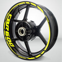 Motorcycle Rim Wheel Decal Accessory Sticker for Honda CBR 600 - Motorcycle stickers and decals