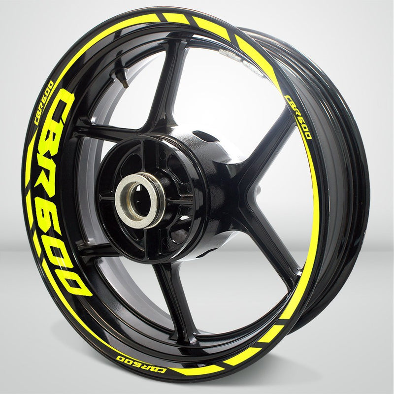 Motorcycle Rim Wheel Decal Accessory Sticker for Honda CBR 600 - Motorcycle stickers and decals
