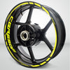 Motorcycle Rim Wheel Decal Accessory Sticker for Honda CBR 650F - Motorcycle stickers and decals