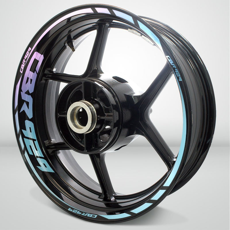 Motorcycle Rim Wheel Decal Accessory Sticker for Honda CBR 929 - Motorcycle stickers and decals