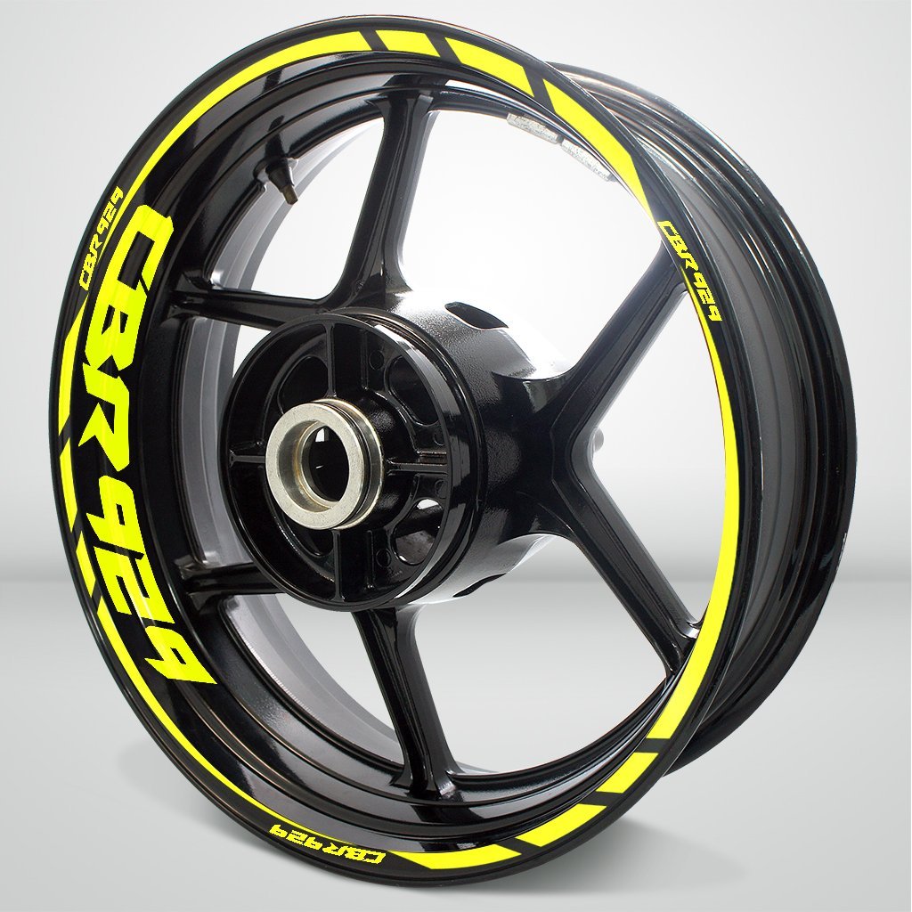 Motorcycle Rim Wheel Decal Accessory Sticker for Honda CBR 929 - Motorcycle stickers and decals