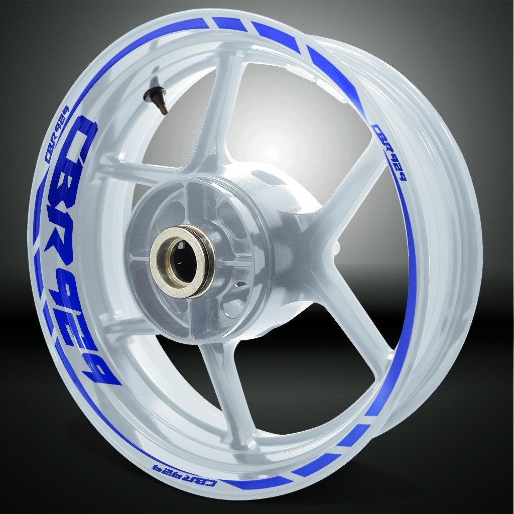 Motorcycle Rim Wheel Decal Accessory Sticker for Honda CBR 929 - Motorcycle stickers and decals