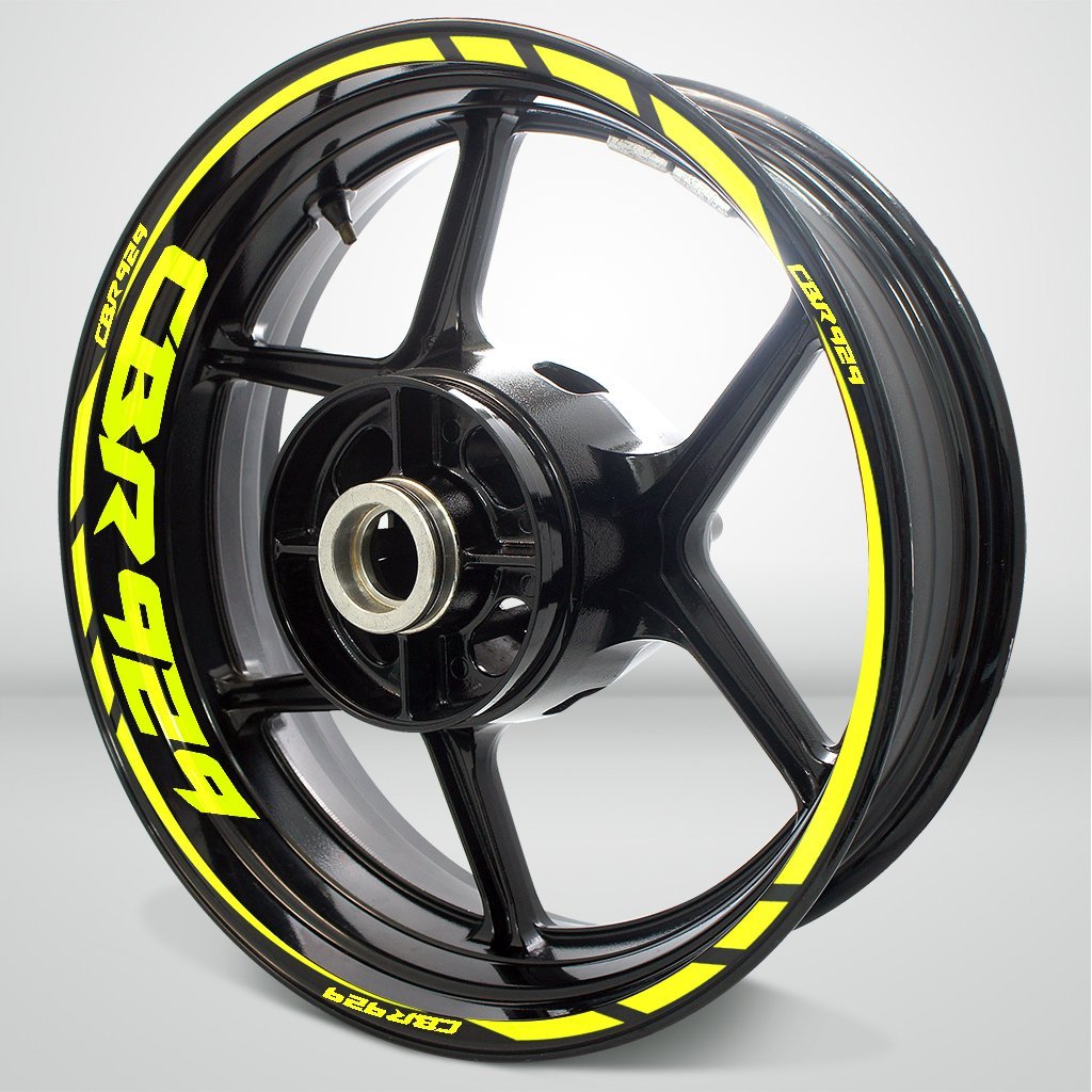 Motorcycle Rim Wheel Decal Accessory Sticker for Honda CBR 929 - Motorcycle stickers and decals