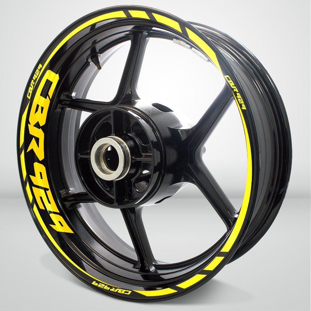 Motorcycle Rim Wheel Decal Accessory Sticker for Honda CBR 929 - Motorcycle stickers and decals