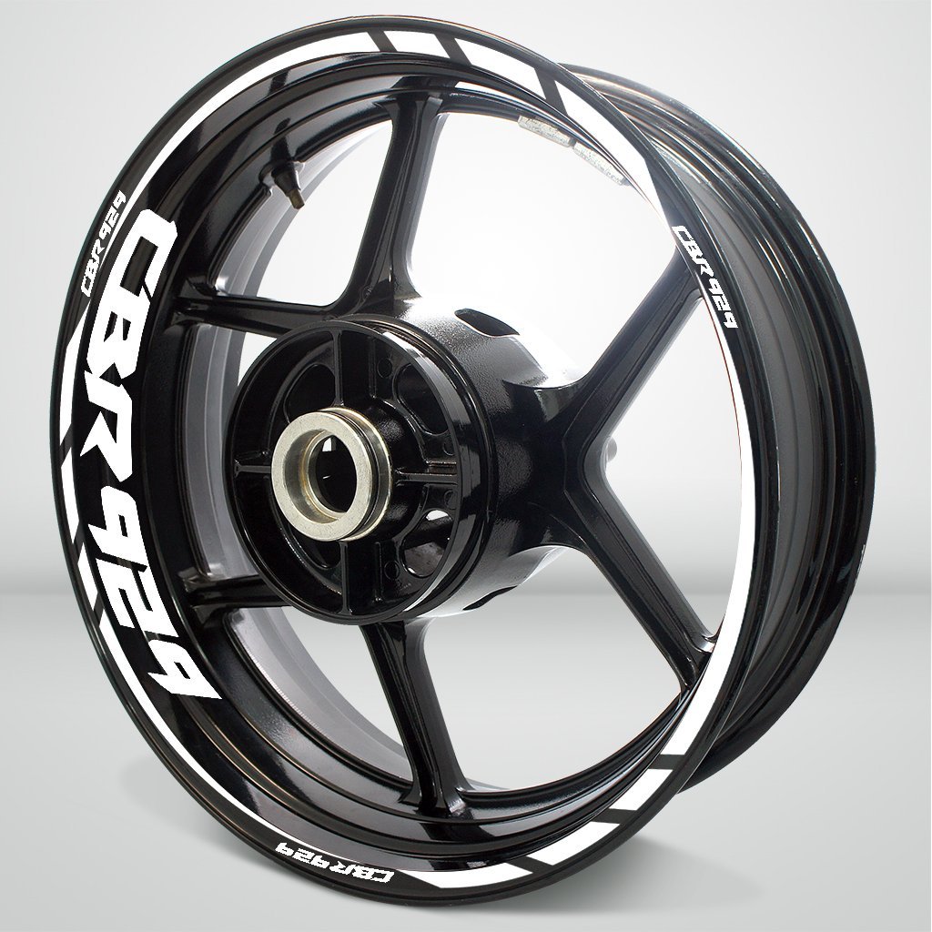 Motorcycle Rim Wheel Decal Accessory Sticker for Honda CBR 929 - Motorcycle stickers and decals