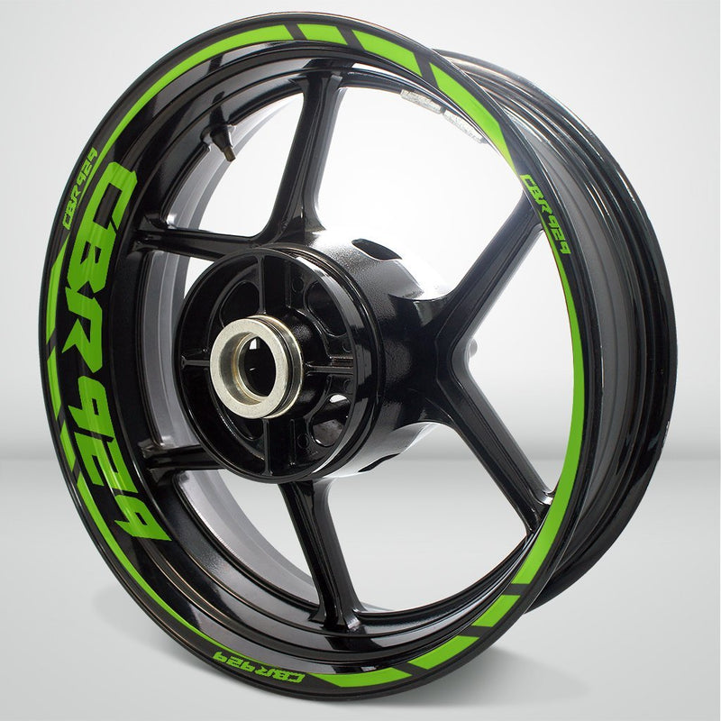 Motorcycle Rim Wheel Decal Accessory Sticker for Honda CBR 929 - Motorcycle stickers and decals