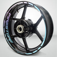 Motorcycle Rim Wheel Decal Accessory Sticker for Honda Firestorm - Motorcycle stickers and decals
