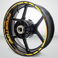 Motorcycle Rim Wheel Decal Accessory Sticker for Honda Firestorm - Motorcycle stickers and decals