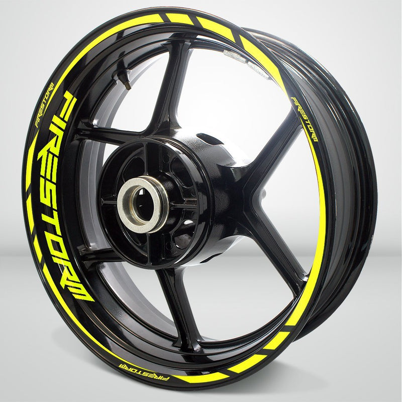 Motorcycle Rim Wheel Decal Accessory Sticker for Honda Firestorm - Motorcycle stickers and decals