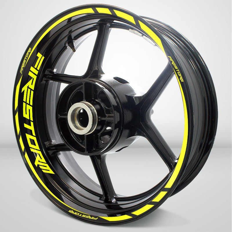Motorcycle Rim Wheel Decal Accessory Sticker for Honda Firestorm - Motorcycle stickers and decals