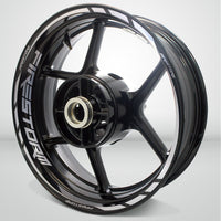 Motorcycle Rim Wheel Decal Accessory Sticker for Honda Firestorm - Motorcycle stickers and decals