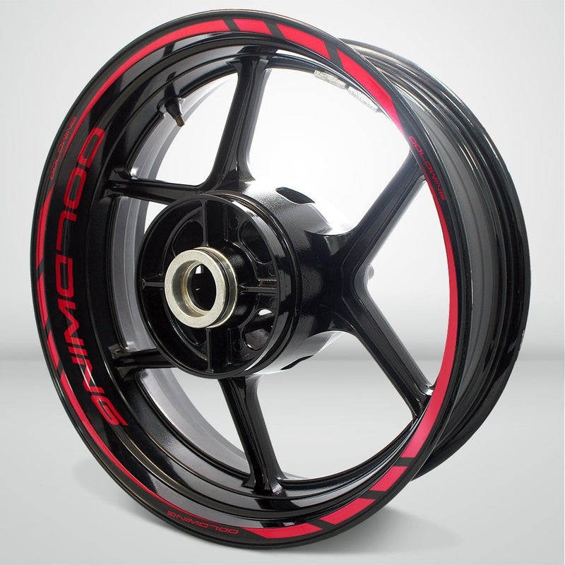 Motorcycle Rim Wheel Decal Accessory Sticker for Honda Goldwing - Motorcycle stickers and decals