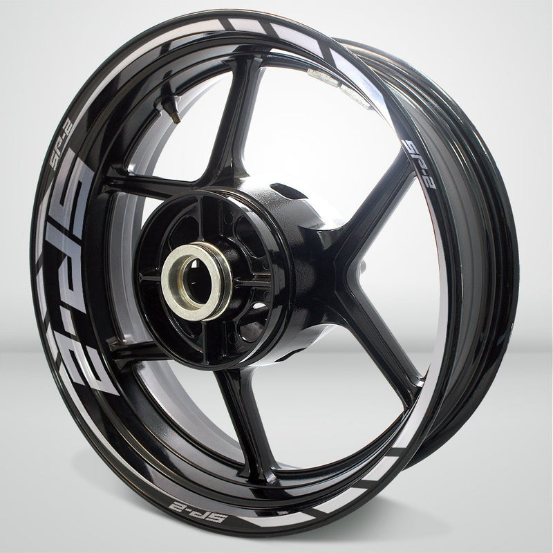 Motorcycle Rim Wheel Decal Accessory Sticker for Honda SP2 - Motorcycle stickers and decals