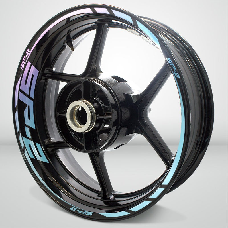 Motorcycle Rim Wheel Decal Accessory Sticker for Honda SP2 - Motorcycle stickers and decals