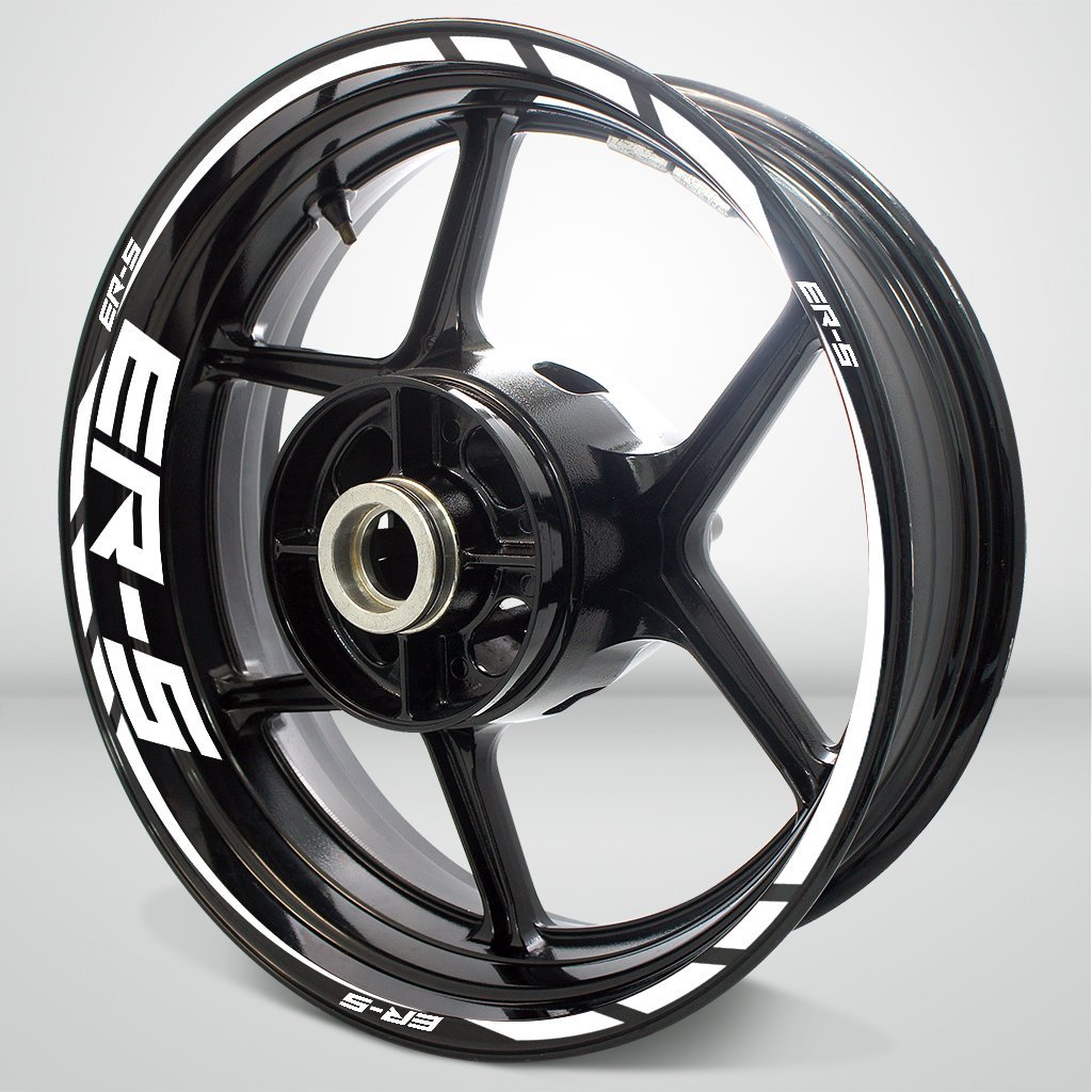 Motorcycle Rim Wheel Decal Accessory Sticker for Kawasaki ER5 - Motorcycle stickers and decals