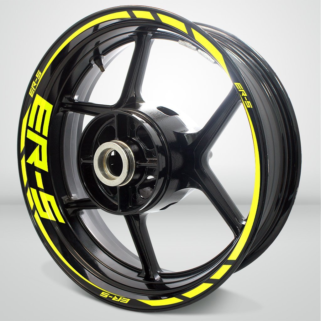 Motorcycle Rim Wheel Decal Accessory Sticker for Kawasaki ER5 - Motorcycle stickers and decals