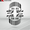 Motorcycle Rim Wheel Decal Accessory Sticker for Kawasaki ER5 - Motorcycle stickers and decals