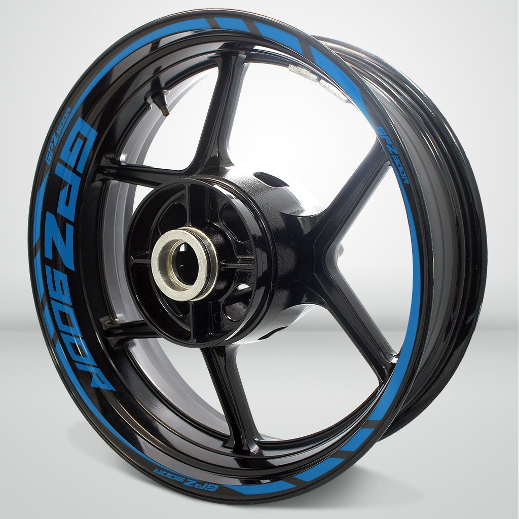 Motorcycle Rim Wheel Decal Accessory Sticker for Kawasaki GPZ 900R - Motorcycle stickers and decals