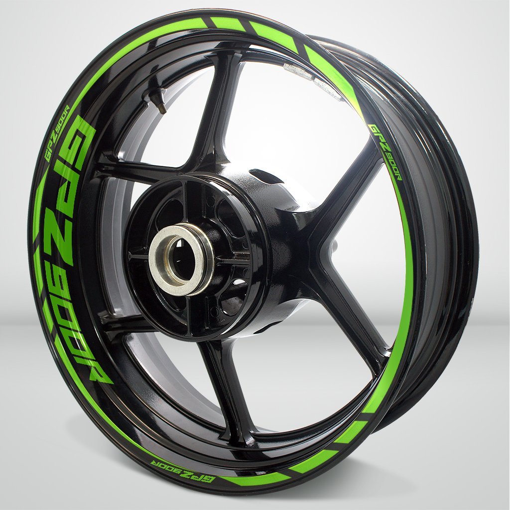 Motorcycle Rim Wheel Decal Accessory Sticker for Kawasaki GPZ 900R - Motorcycle stickers and decals