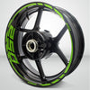 Motorcycle Rim Wheel Decal Accessory Sticker for Kawasaki Ninja 250 - Motorcycle stickers and decals