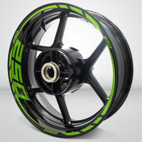 Motorcycle Rim Wheel Decal Accessory Sticker for Kawasaki Ninja 250 - Motorcycle stickers and decals