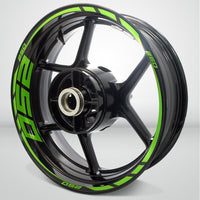 Motorcycle Rim Wheel Decal Accessory Sticker for Kawasaki Ninja 250 - Motorcycle stickers and decals