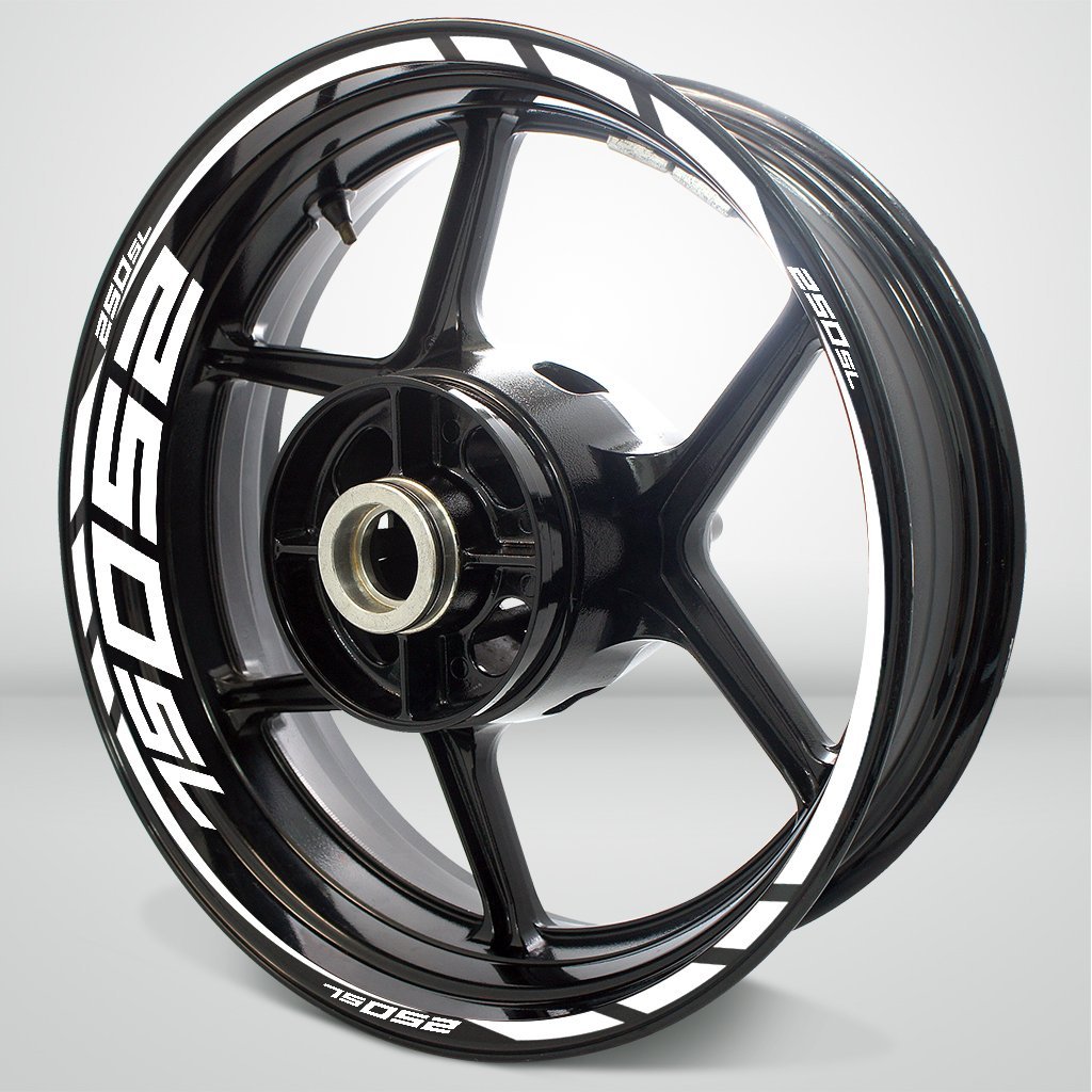 Motorcycle Rim Wheel Decal Accessory Sticker for Kawasaki Ninja 250 SL - Motorcycle stickers and decals