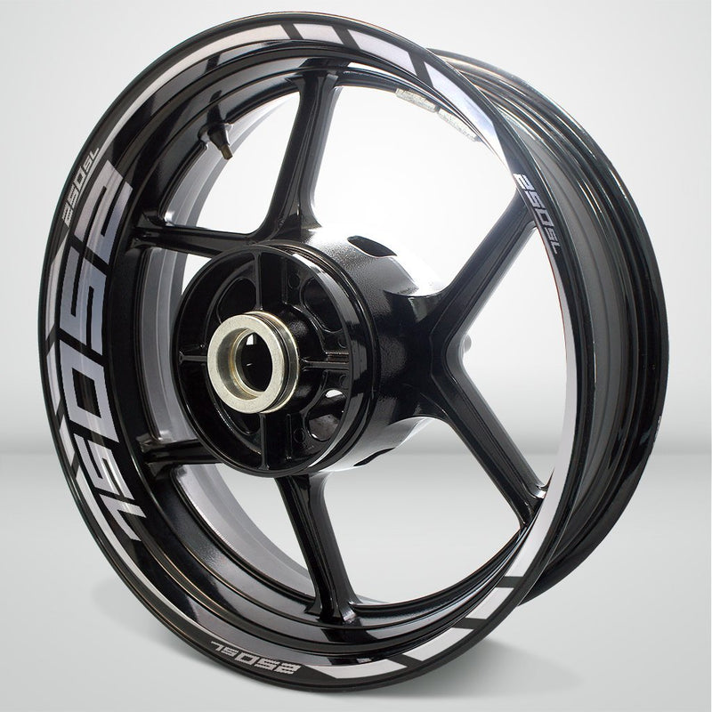 Motorcycle Rim Wheel Decal Accessory Sticker for Kawasaki Ninja 250 SL - Motorcycle stickers and decals