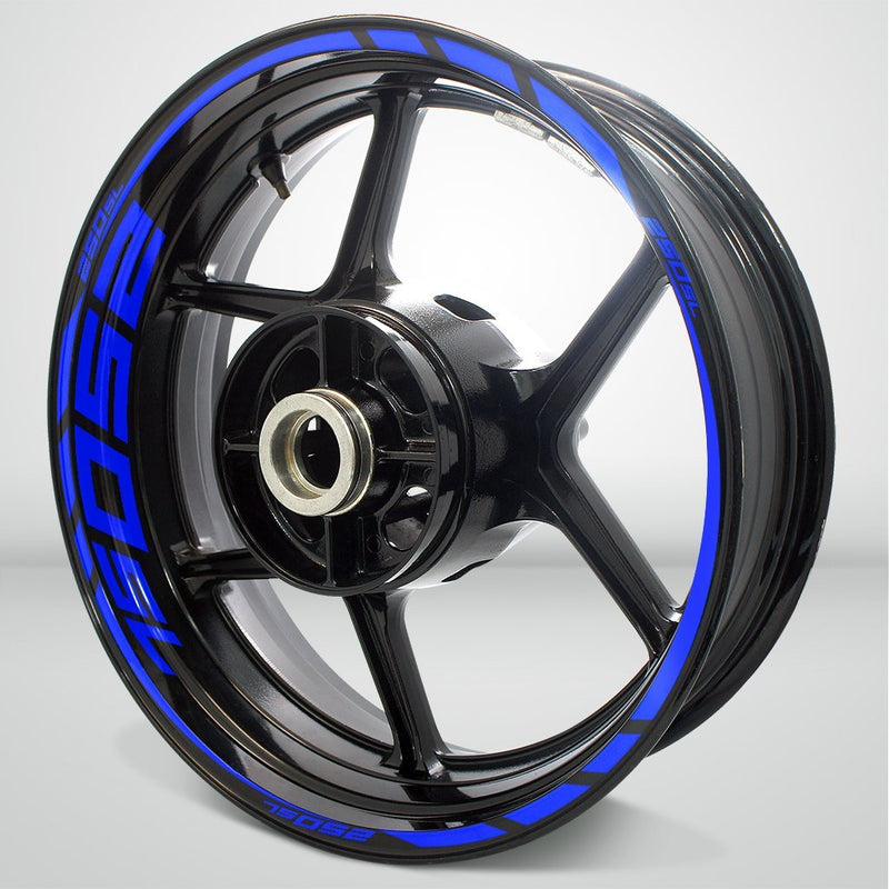 Motorcycle Rim Wheel Decal Accessory Sticker for Kawasaki Ninja 250 SL - Motorcycle stickers and decals