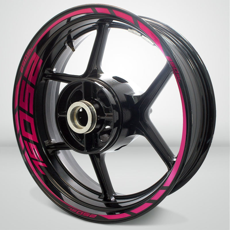 Motorcycle Rim Wheel Decal Accessory Sticker for Kawasaki Ninja 250 SL - Motorcycle stickers and decals