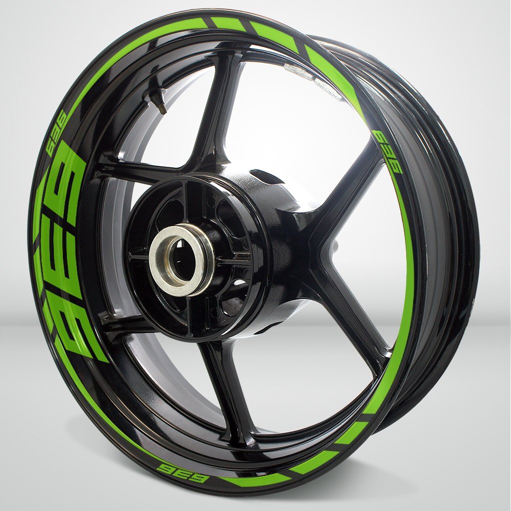 Motorcycle Rim Wheel Decal Accessory Sticker for Kawasaki Ninja 636 - Stickman Vinyls